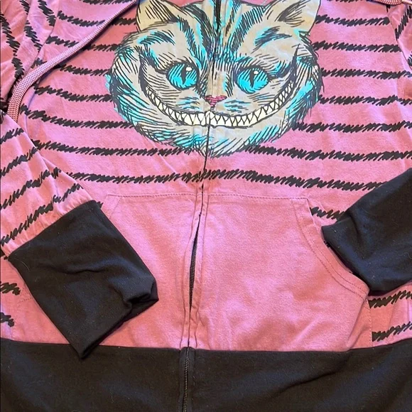 REVERSIBLE Cheshire Cat Zip Hoodie - Picture 5 of 6